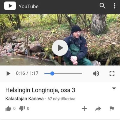 3/3 Kalastajan Kanava videoista ulkona.