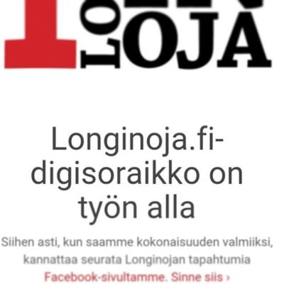 Www.longinoja.fi -sivujen koodaus on aloitettu!!! Mitä kaikkea sinä haluaisit sivuilta löytyvän? Kiitos jo nyt kaikille projektiin osallistuneille.