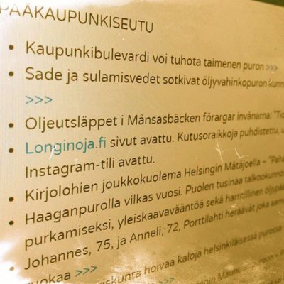 Paljon on kuluneen vuoden aikana tapahtunut puroilla ja virtavesillä ympäri Suomen. Tutustu kattavaan listaan osoitteessa: http://www.vaelluskala.net/virtavesiuutisointia2016/