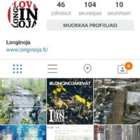 Kiitos jokaiselle seuraajalle, teitä on yli 100! Onhan jokainen tutustunut www.longinoja.fi -sivuihin?