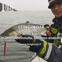 Viisi kysymystä haastattelusarja: Nuoruuden innolla, luonnon ehdoin! – Kalastuksenohjaajaopiskelija Arttu Kuiri. Lue haastattelu: www.longinoja.fi