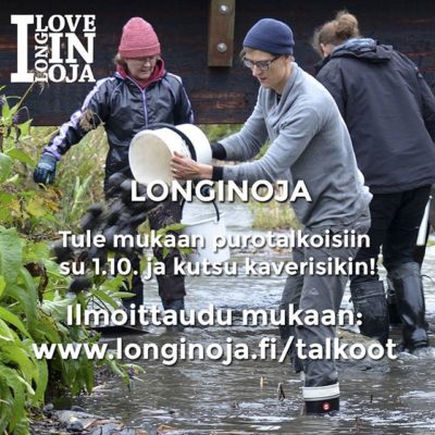 #longinoja talkoot lähestyy su 1.10 klo 10 Savelassa. Lue lisääwww.longinoja.fi/talkoot  #Vantaanjoki  #luonto 