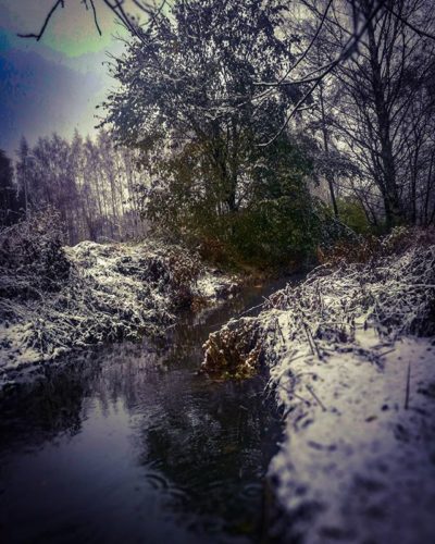 ensilumi-firstsnow-longinoja-autumnleaves-autumn-longinojasyksy-river-creek-urbannaturelovers-urbann-2