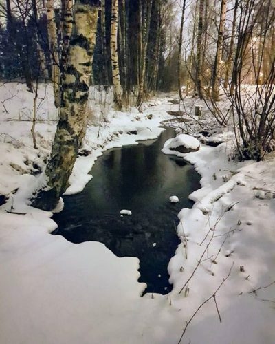 Vihdoin tuli lunta eteläänkin!