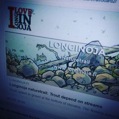 Longinojan luontopolun englanninkielinen digiversion alkaa valmistumaan. Nyt vuorossa hienosäätö Facebook, SEO-optimoinnissa ja itse lisäsisällöissä.